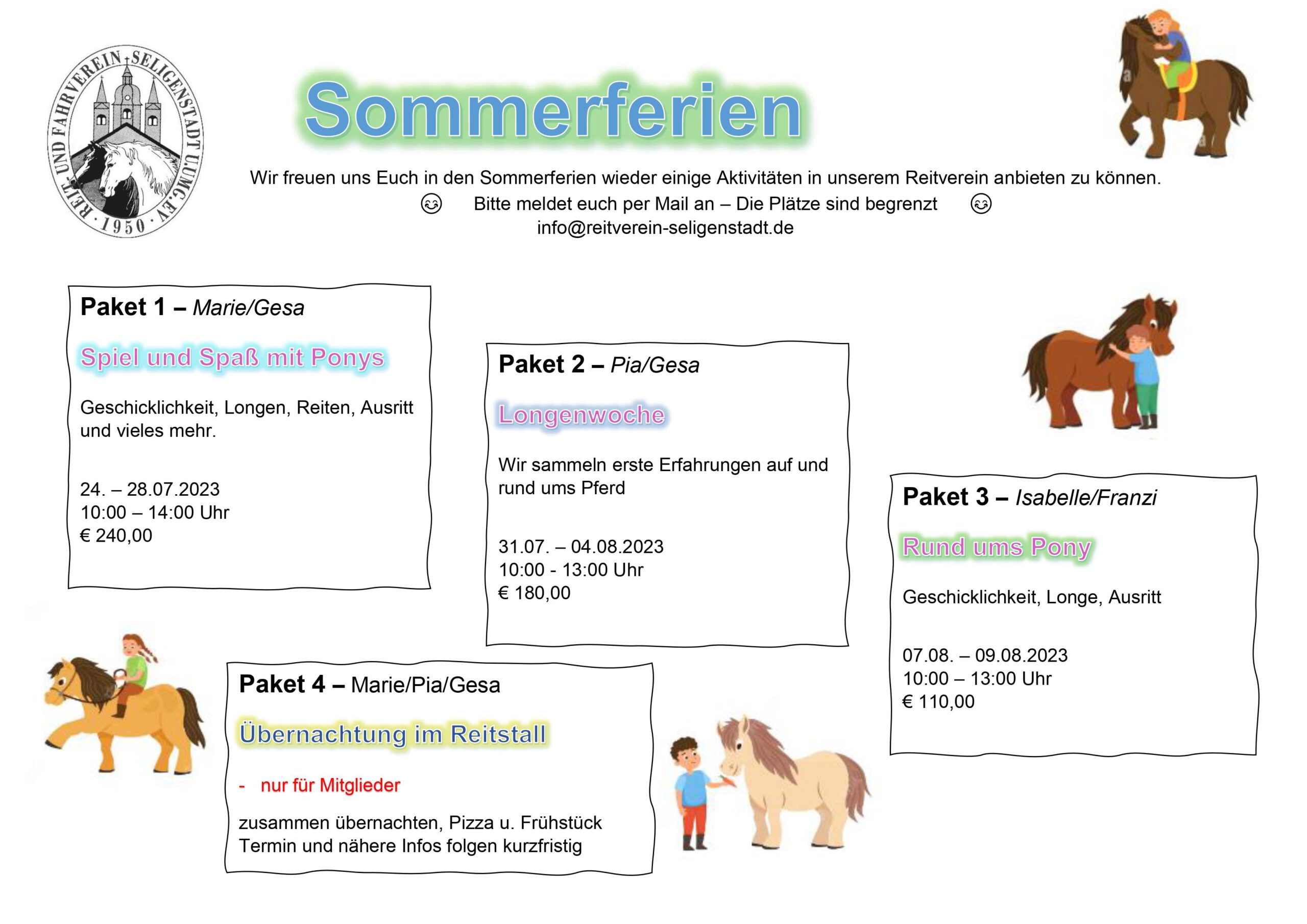 Sommerferien-Programm