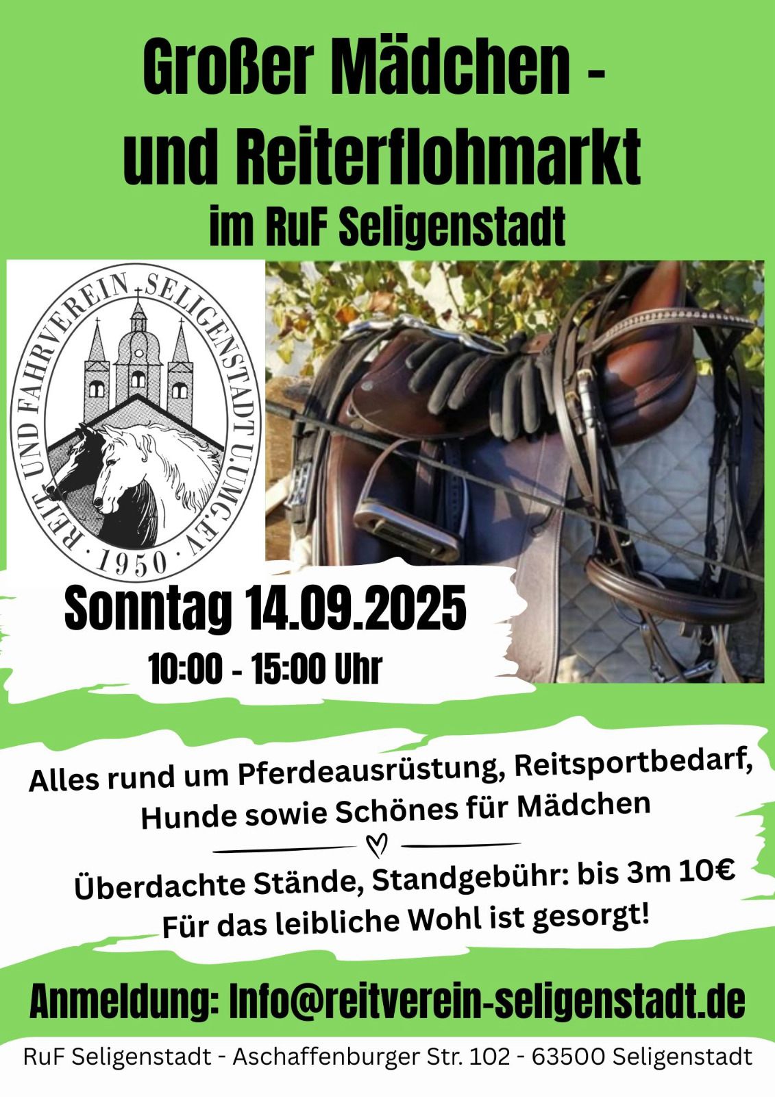 Großer Mädchen- und Reiterflohmarkt